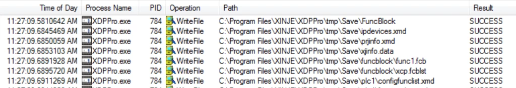 XINJE PLC program files